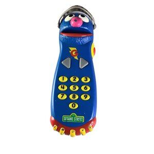 Sesame Street Super Grover Electronic Talking Remote Toy Phone 2011 Hasbro